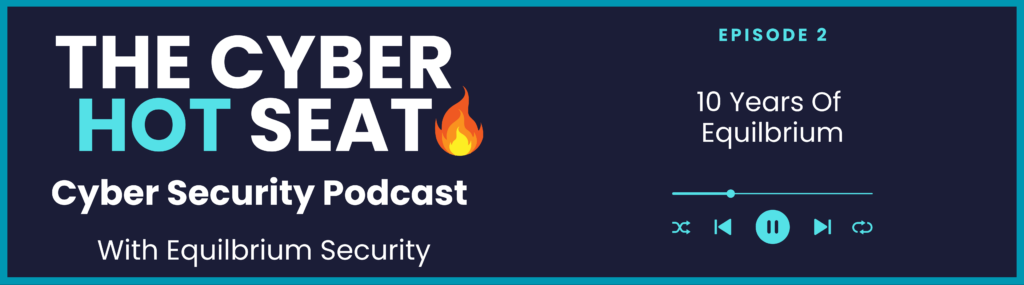 The Cyber Hot Seat Banner for Episode 2.