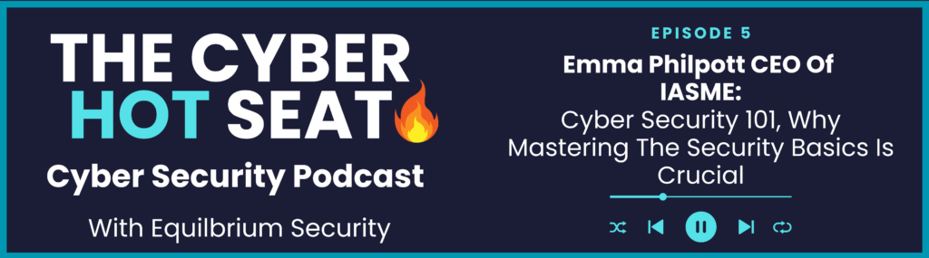 The Cyber Hot Seat Banner for Episode 5.
