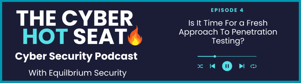 The Cyber Hot Seat Banner for Episode 4.
