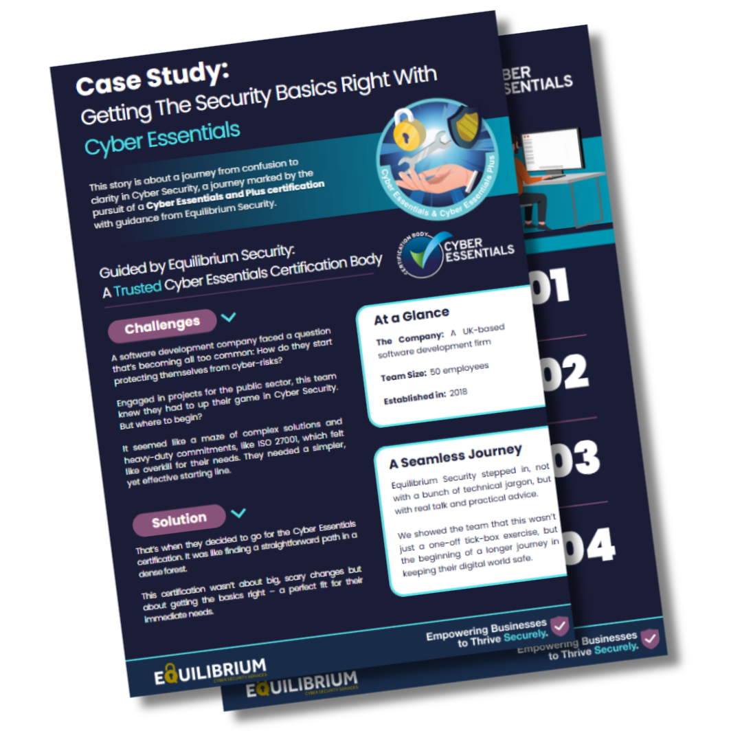 An image of the first two pages of the case study