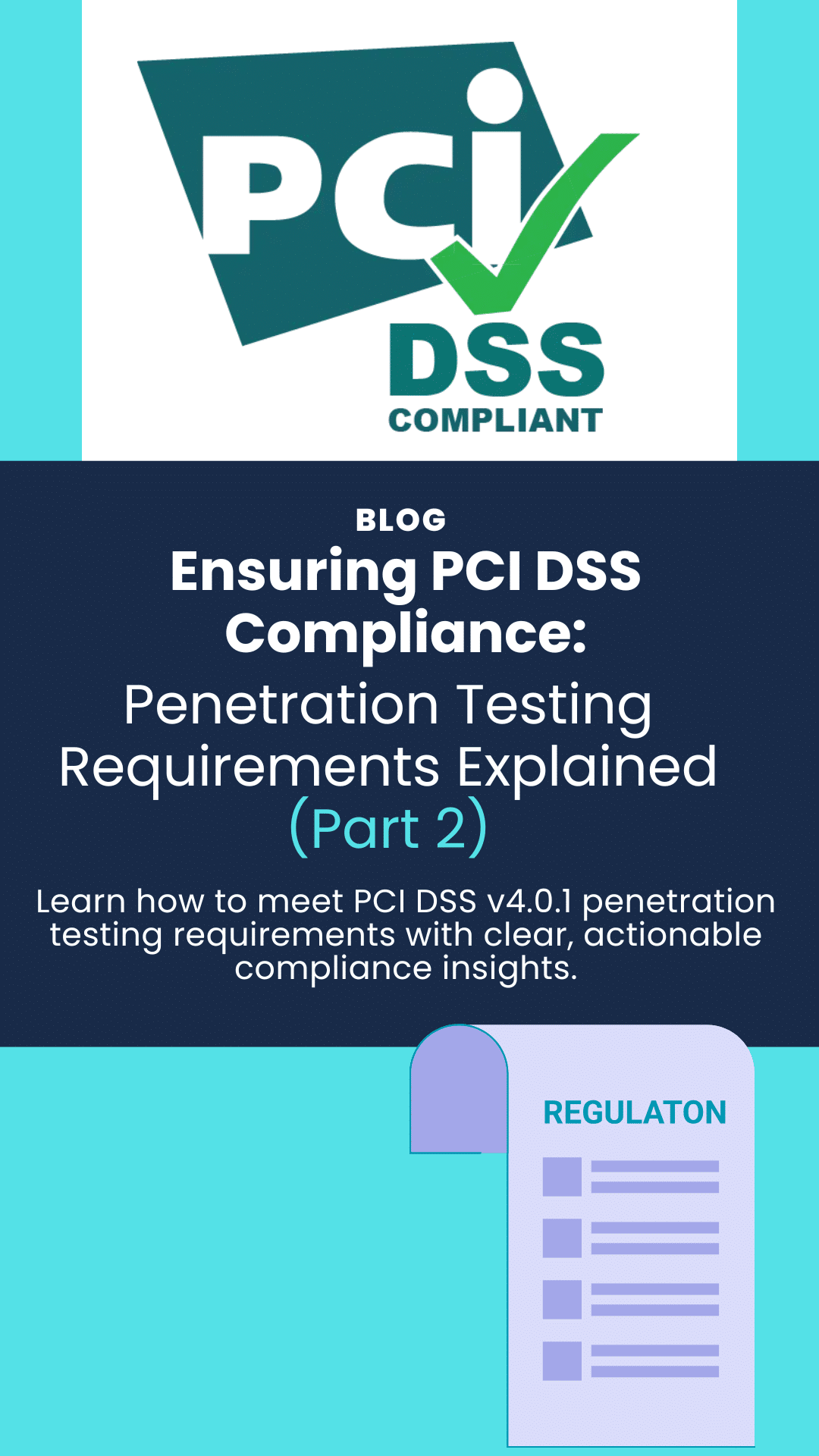 Blog title image which has the full title of the blog along with the PCI DSS logo