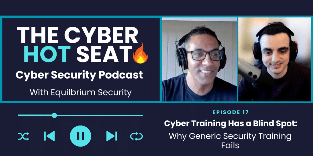 Podcast image with host and guest. The image includes podcast title.