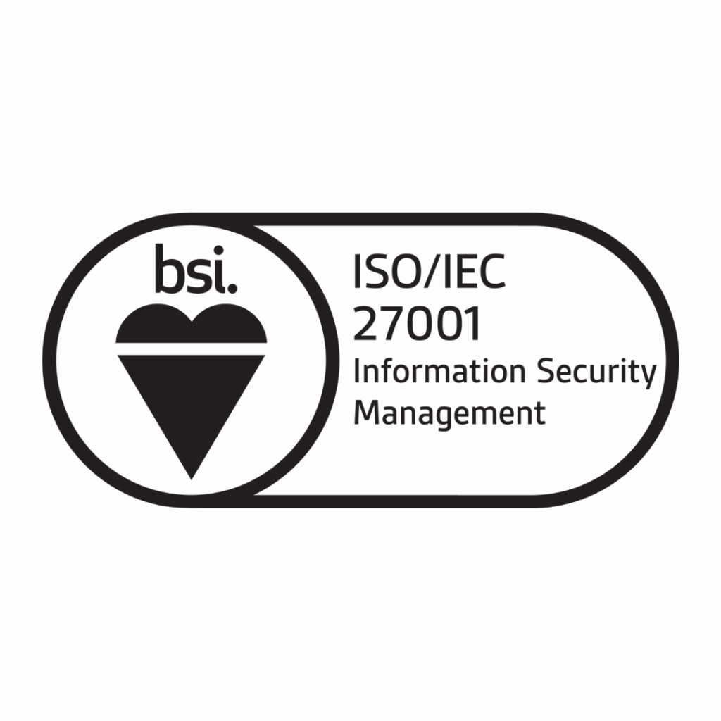 An image of the ISO 27001 logo