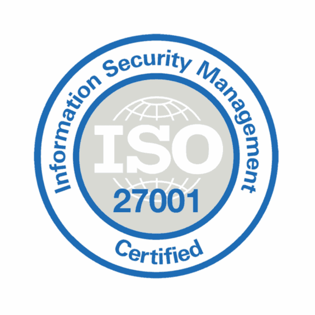 An image of the ISO 27001 logo