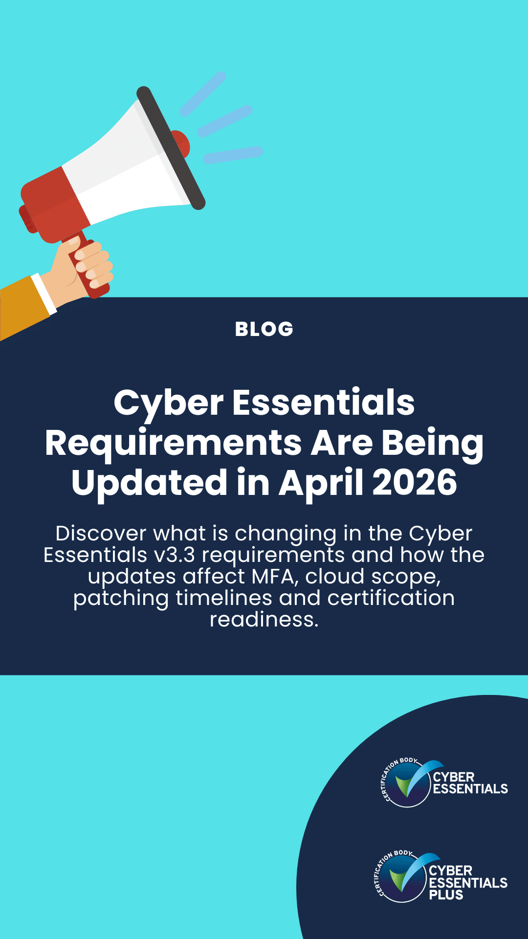 An image of the blog title and short description about the blog.